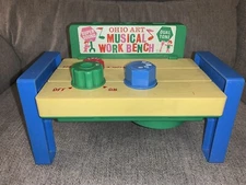 Ohio Art Musical Work Bench Set Carpenters Play Set RARE #353