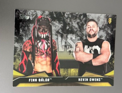 ボクシング K 2016 Topps WWE Then Now Forever NXT Rivalries #3 Kevin Owens vs