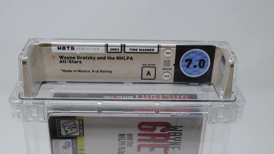 Wayne Gretzky and the NHLPA All Stars Super Nintendo Sealed Video Game Wata 7.0 - Image 3 of 4