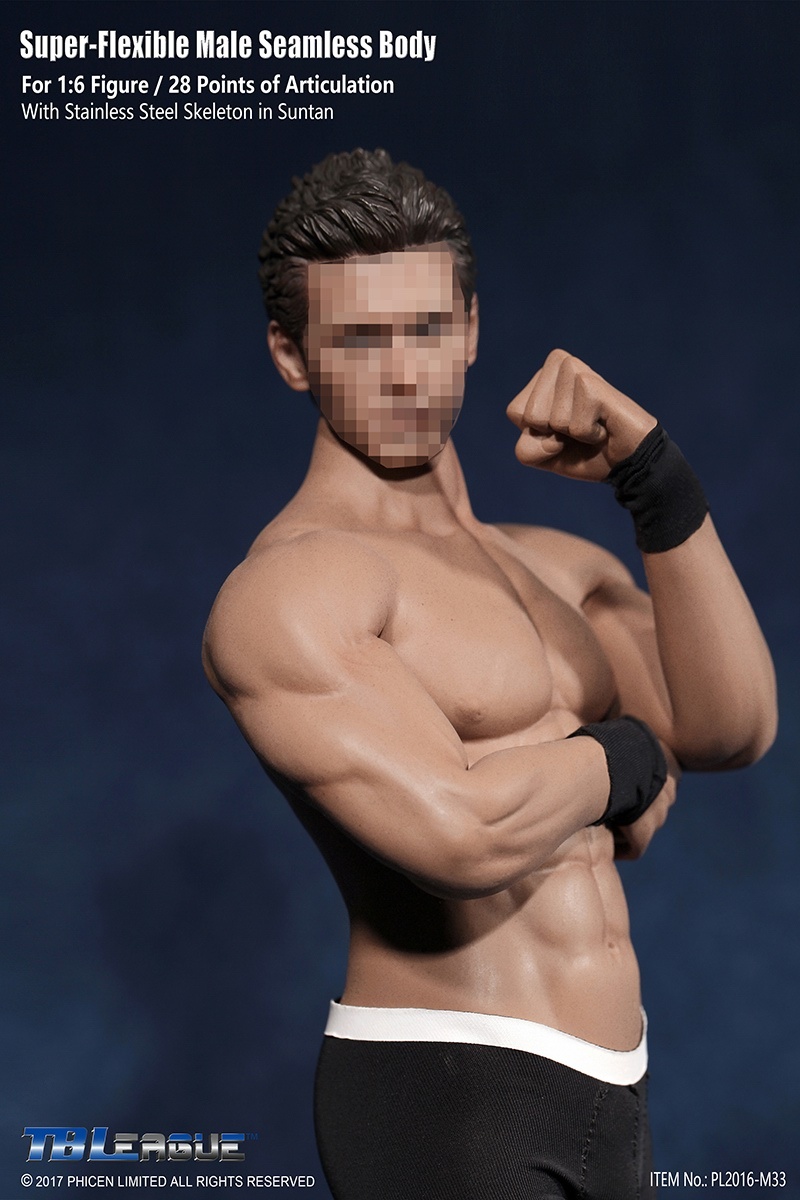SUPER FLEXIBLE FIGURE 【PL2016-M33】 Amazon.com: Phicen 1/6 Scale Super Flexible Male Muscular