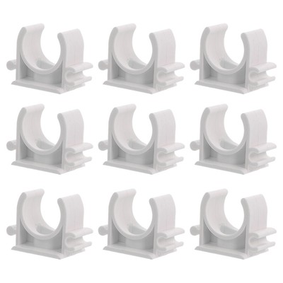  3 PCS PVC-Wasserklammern Unterstützung Rohrschelle Halter Anschlüsse