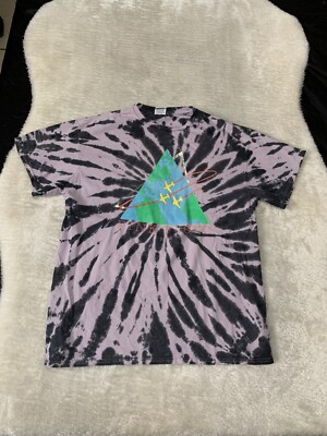 Pink Floyd 2020 1988 North American Tour Tie Dye Medium Shirt Retro Top
