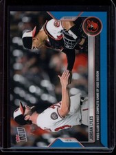 2022 Topps Now #935 Jordan Lyles Blue Parallel Card #d 27/49