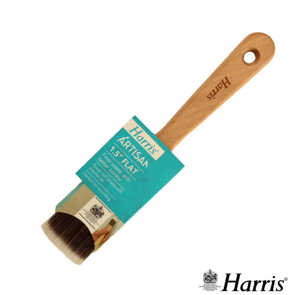 Harris Paint Brush Artisan Flat Professional Decorating Brushes 1.5", 2