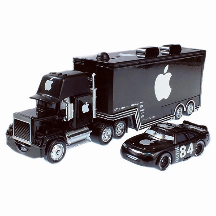 Disney Pixar Cars 3 Truck with Cars 1:55 Diecast Rescue Collection Alloy car toy - image 4 of 4
