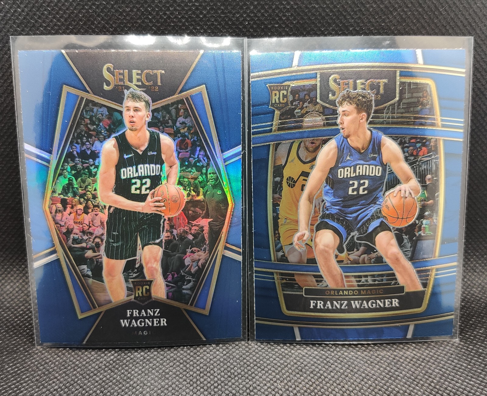 2021-22 Select Premier Level Silver Franz Wagner and Select Base Card RC Magic