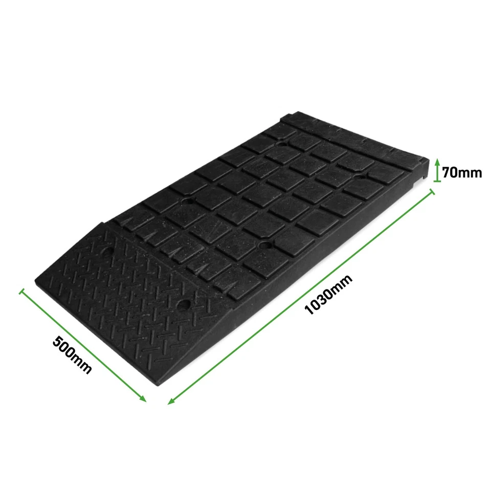 2 Stk Auffahrrampen Hebebühne PKW Auffahrrampe Kunststoff KFZ Rampe Scherenbühne - Bild 3 von 4