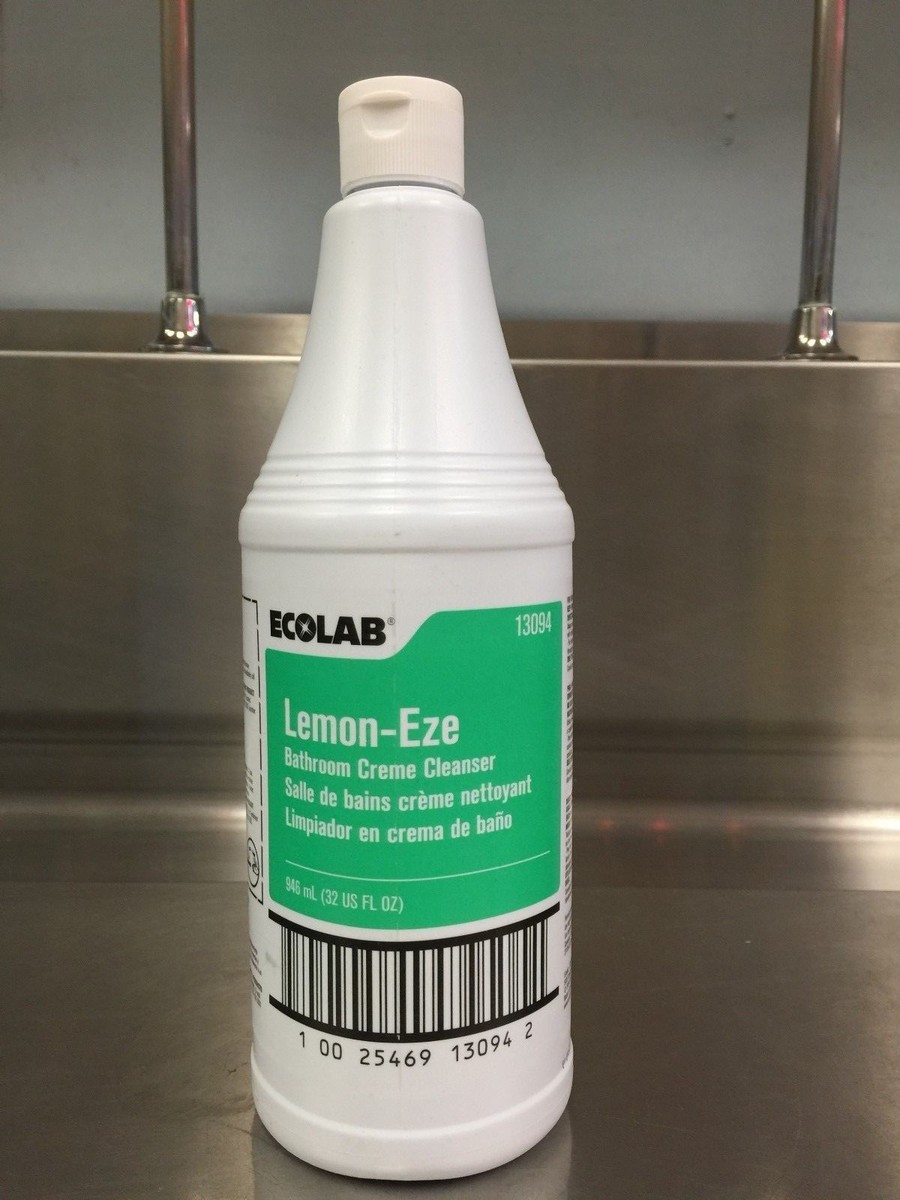 ECOLAB - Lemon-Eze Bathroom Creme Cleanser - 13094 | eBay