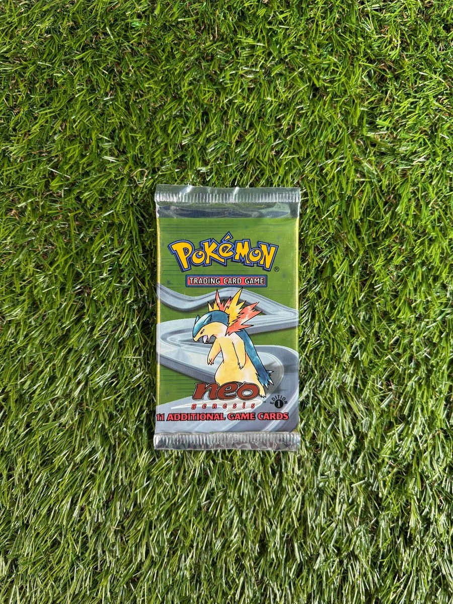 first edition neo genesis booster box BOX FRESH - 2000 Pokemon Neo Genesis 1st Edition Booster Pack | FACTORY  SEALED