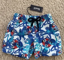 NEW WITH TAGS AUTHENTIC VILEBREQUIN SWIM TRUNKS - MULTICOLOR - KIDS - 2 YEARS