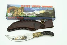 Chipaway Cutlery RAMS HEAD Fixed Blade Bowie Hunting/Survival Knife with Box