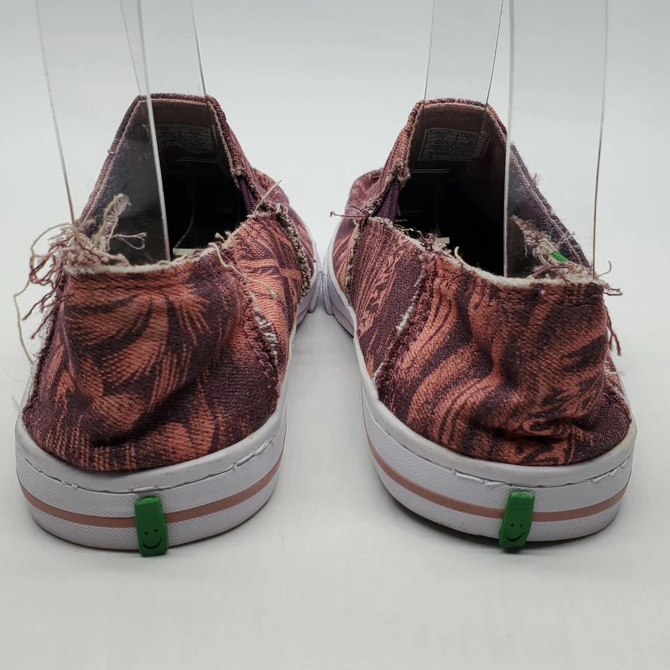 Zapatillas sin cordones Sanuk para niños pequeños de lona talla 13 rosa/púrpura Foto 4 de 4