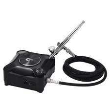 OPHIR Airbrush Kit with Mini Air Compressor 36Psi f Craft Model Painting Makeup