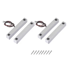 MC-58 NC/NO Alarm Security Rolling Garage Door Contact Magnetic Reed Switch 2Set