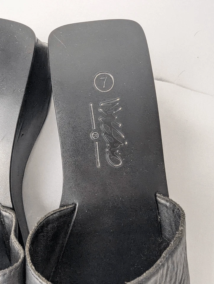 Sandalias de plataforma Mossimo vintage años 90 Y2K plataforma gruesa punta cuadrada para mujer talla 7” Foto 4 de 4