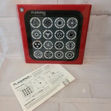 Red FlashPad 3.0 Electronic Handheld Travel Game with Instructions Tested Works