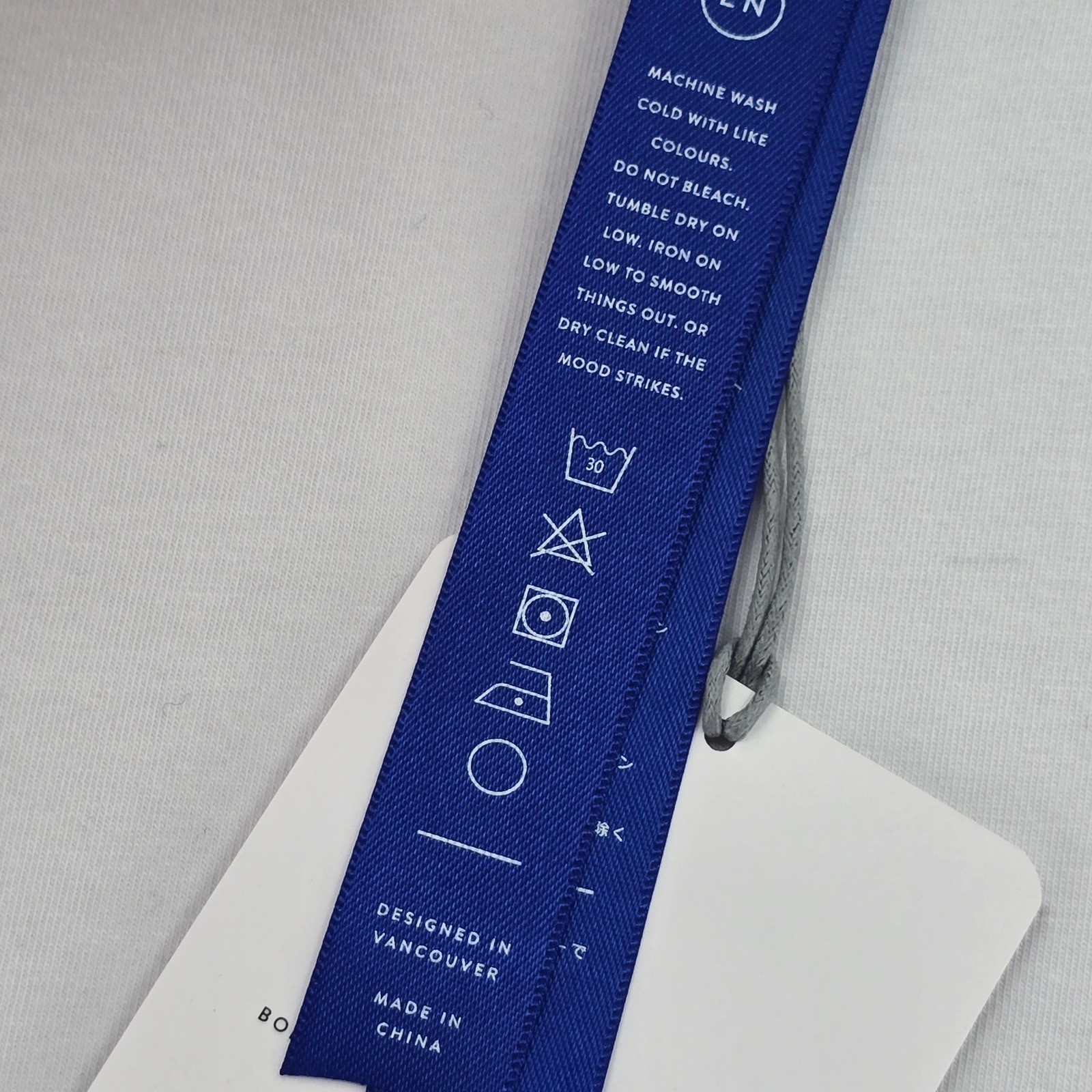 KIT and ACE Ace Crew Uniform Fit Bone White T-Shirt Men's XL Short Sleeve