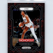2024 Panini Prizm Monopoly WNBA Diamond Miller #9 Red Classic Icons Lynx