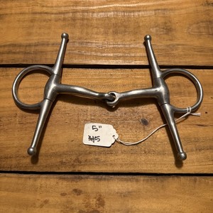Full Cheek Snaffle “MADCO” 5” Snaffle Bit Horse Bit English Tack Used Tack