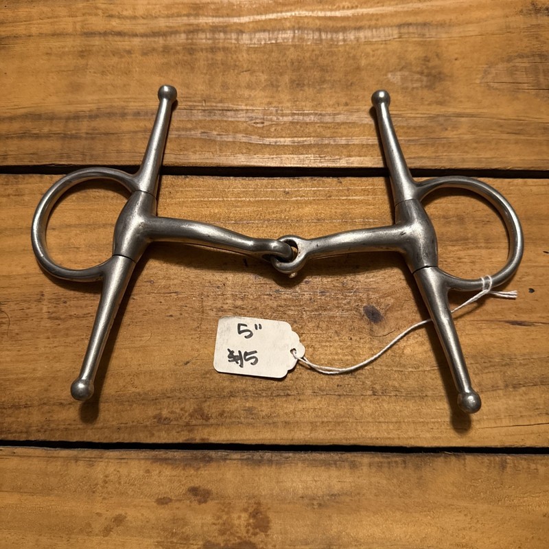Full Cheek Snaffle “MADCO” 5” Snaffle Bit Horse Bit English Tack Used Tack