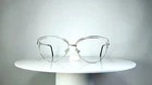 Eyeglasses LUXOTTICA oval scallop butterfly frames New Old Stock