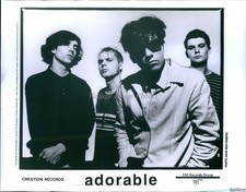 1993 Adorable Creation Records Emi Records Group Rock Band Musician 8X10 Photo
