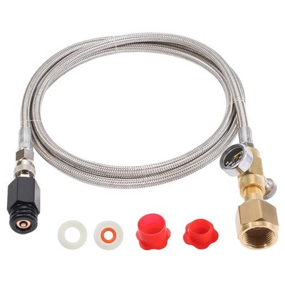 Share CO2 Tank Adapter with 60'' Hose for SodaStream Drinkmate Aarke Machines