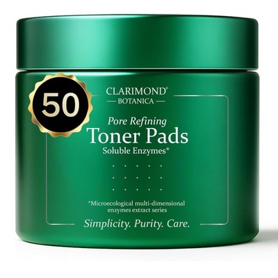 Toner Pads for Face   Pore Refining Korean Toner Pads w Niacinamide & Glycoli...