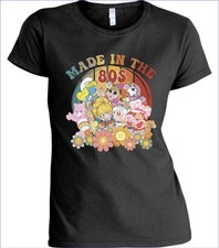 Made In The 80's Women's Shirt Sizes SM -  2XL Black