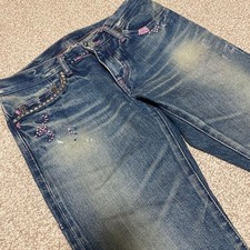 Hysteric Glamour Pink Stitch Studded Denim Hiss Limited Edition Collection Piec