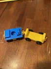 Vintage Fisher Price Little People Airport Luggage Cart Carrier vehicle Trailer
