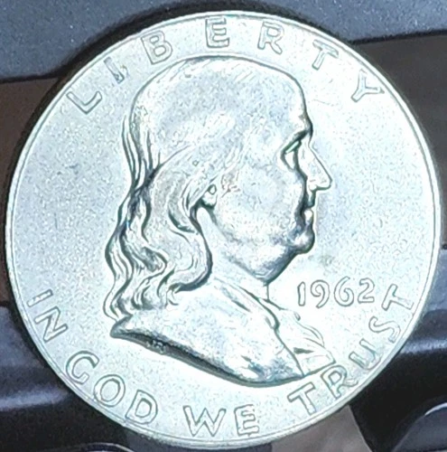 1962-P Benjamin Franklin Half Dollar ■ GEM/BU ■ FBL ■ #4047