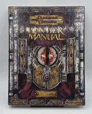 D&D Monster Manual Core Rulebook III V. 3.5 Dungeons & Dragons 1st Print 2003