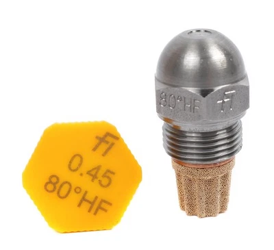 Fluidics Ölbrennerdüse Hohlkegel 0,45/80°HF