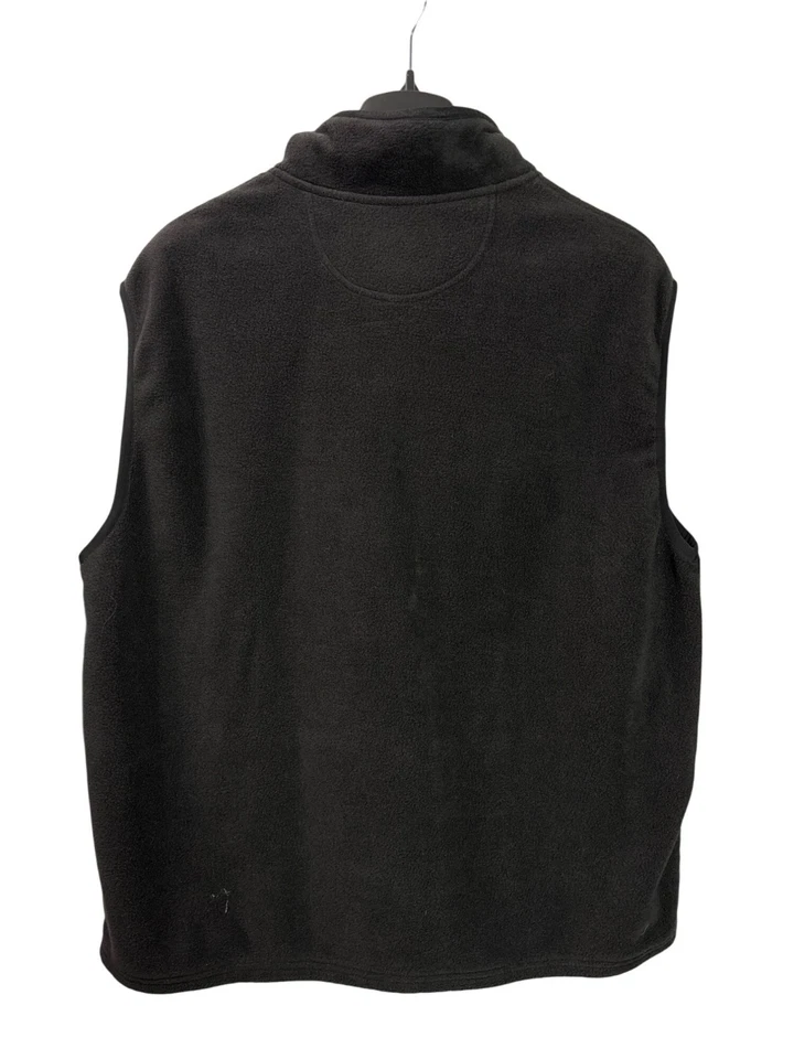 Timberline Mens Fleece Full Zip Vest Black Tropicana New - Image 4 of 4