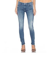 Mother Women  s The Looker Graffiti Girl Skinny Jeans Size 28