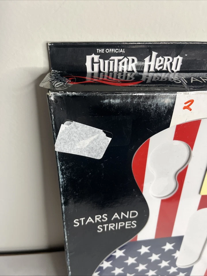 Guitar Hero Faceplate STARS AND STRIPES Les Paul PS3 & Xbox 360 Open Box - Image 3 of 4