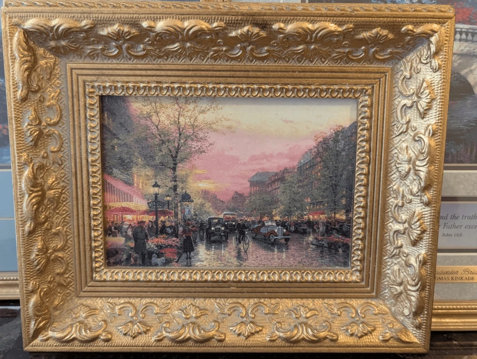 Beautiful Thomas Kinkade 'Paris, City of Lights' With Authenticity Certificate - Image 1 of 4