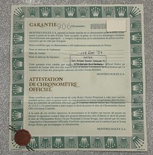 Guarantee Rolex GMT Master II 16710 Garanzia Warranty 1994