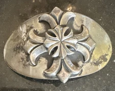 Vintage King Baby Studio 925 Sterling Silver Buckle 160 Grams 3 1/2” X 2 1/2”