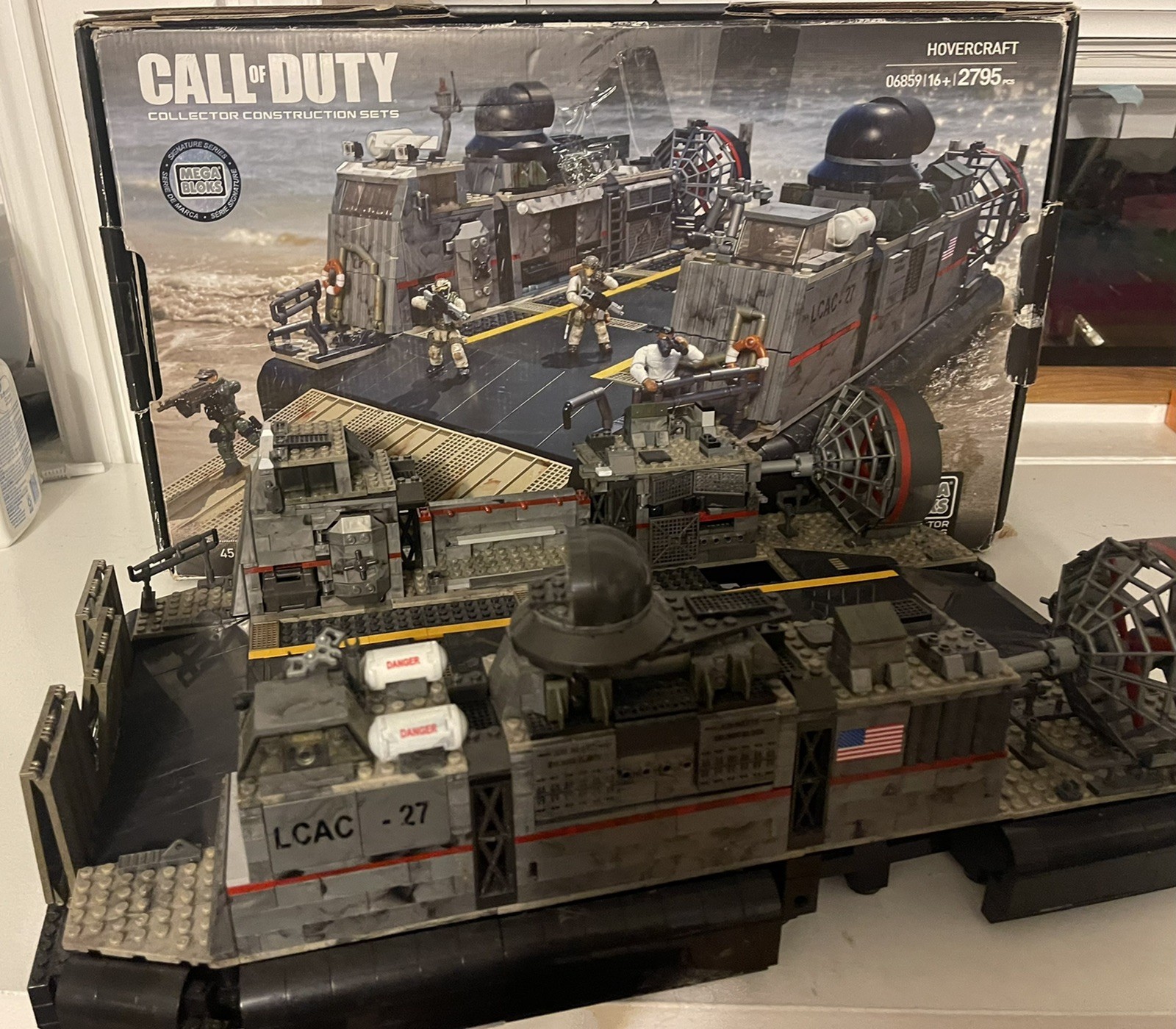 Mega Bloks / Construx Call Of Duty 06859 HOVERCRAFT Navy LCAC READ DESC