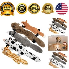 Dog squeaky toys 5 pack crinkle plush no stuffing puppy toys for small medium