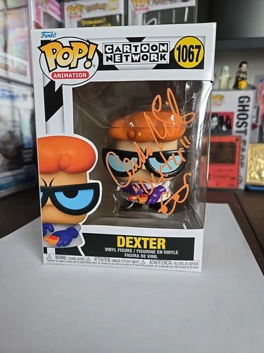 Funko POP! Animations Dexters Laboratory Dexter #731 Signed by Candi Milo