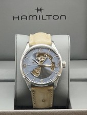 Hamilton Jazzmaster Mens 42mm Open Heart Watc...