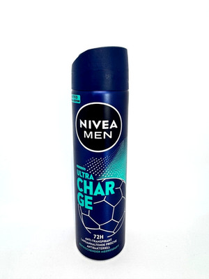 Nivea Men antiperspirant ULTRA CHARGE Spray 150ml/ 5 fl oz FREE SHIPPING