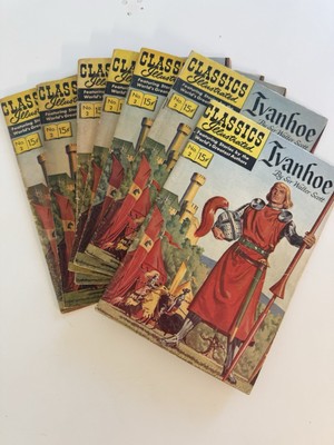 Classics Illustrated Ivanhoe #2 - Lot of 7 Comics - 15 Cent