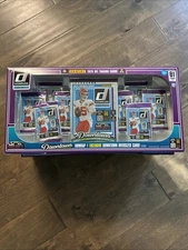 2025 Panini Donruss football Costco Box 8 Packs + 1 Oversized Downtown