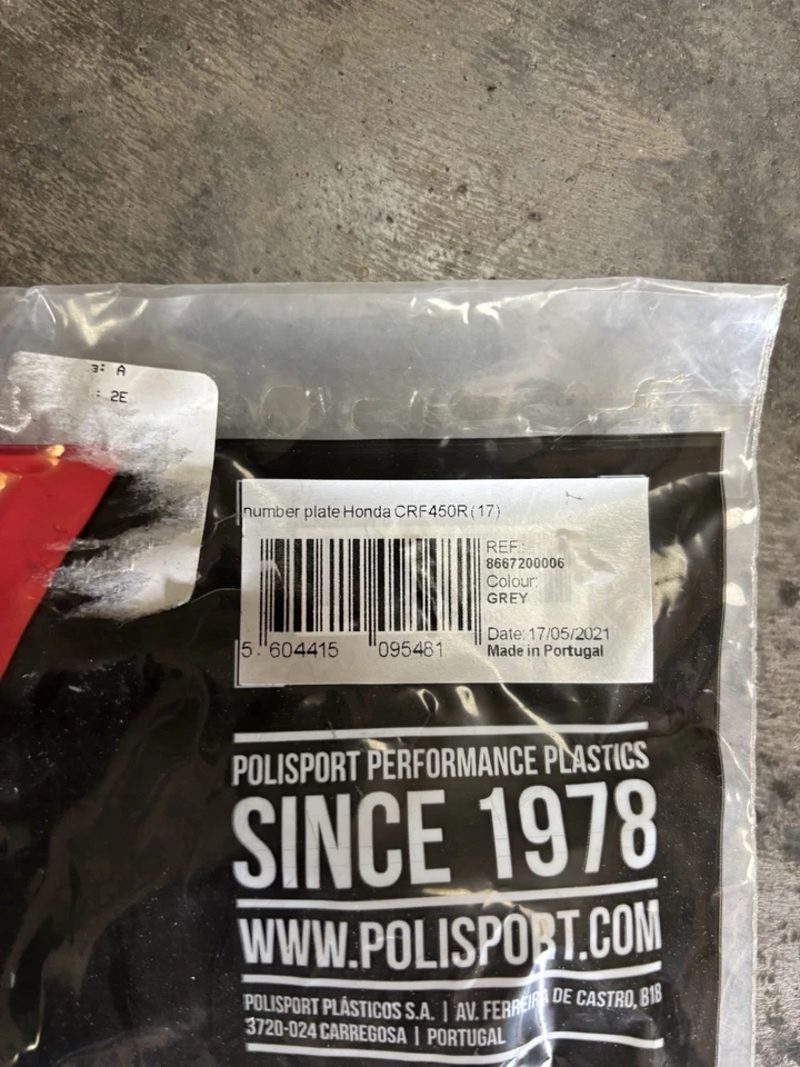 Polisport - Honda CR125/250 02-07 - Restyle Side Panels, Nardo Gray - Image 2 of 2