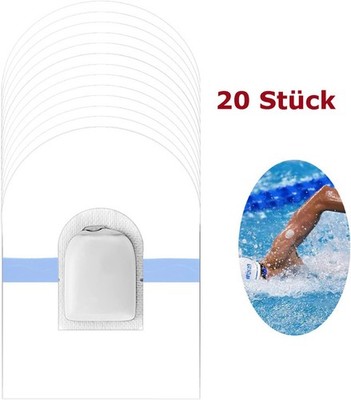 20 Stück Pflaster für Omnipod 5 Wasserdicht Transparent Überpflaster Patch Cover