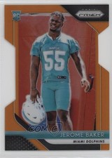 2018 Panini Prizm Rookie Orange Prizm 30/249 Jerome Baker #264 2r8